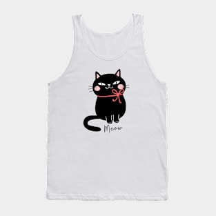 Cute Black cat Tank Top